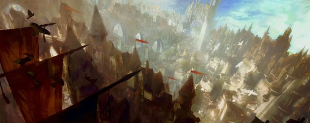 Divinity's Reach - the Human capital city. 